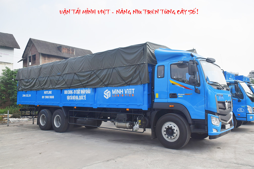Cho thuê xe tải 15 tấn chở hàng tại vận tải Minh Việt